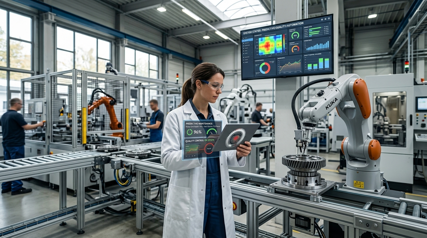 Intelligence artificielle et industrie manufacturière : vers l'usine intelligente